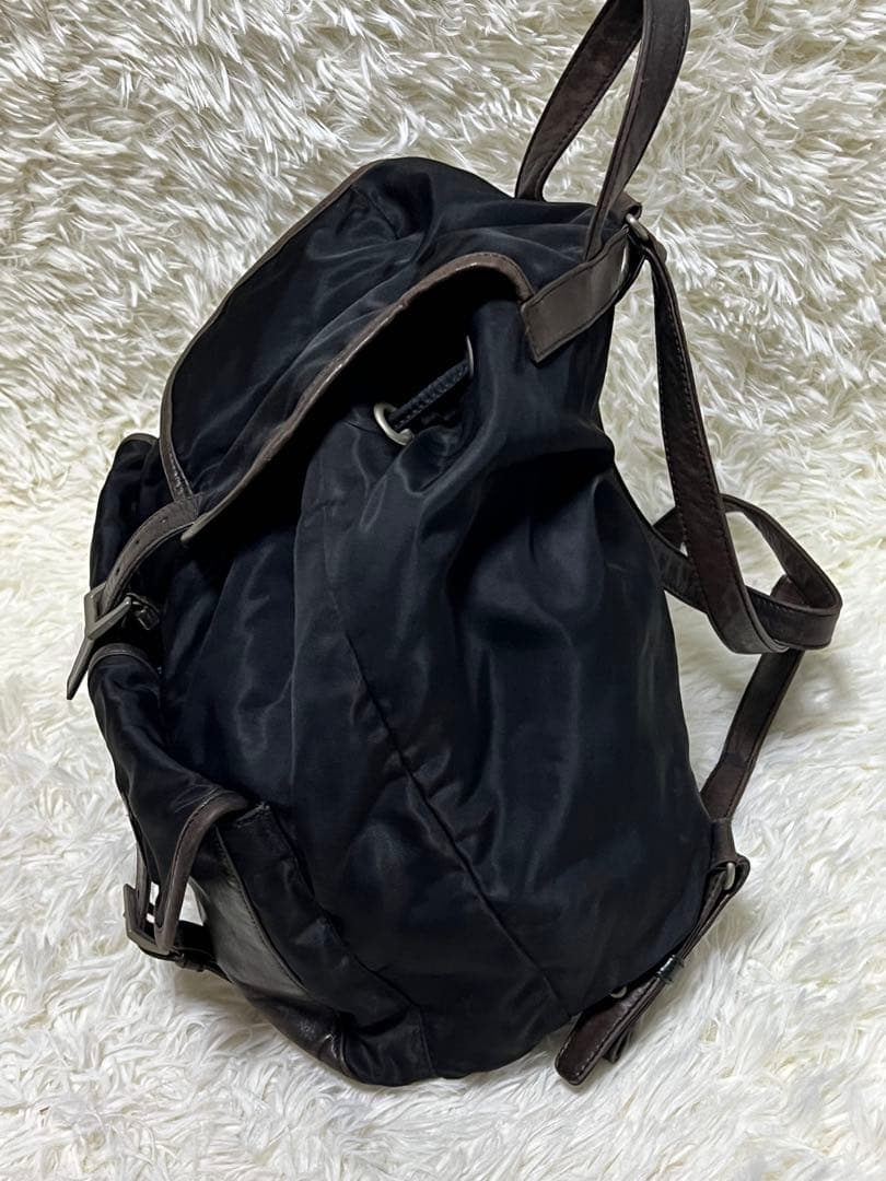 PRADA プラダ　リュック　レザー　テスートナイロンバックパック初売りセール