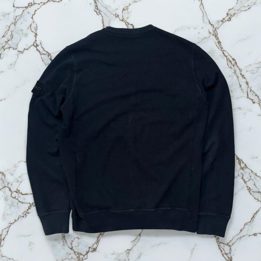 【大人気サイズ❗️】stone  スウェットトレーナー　ブラック　L