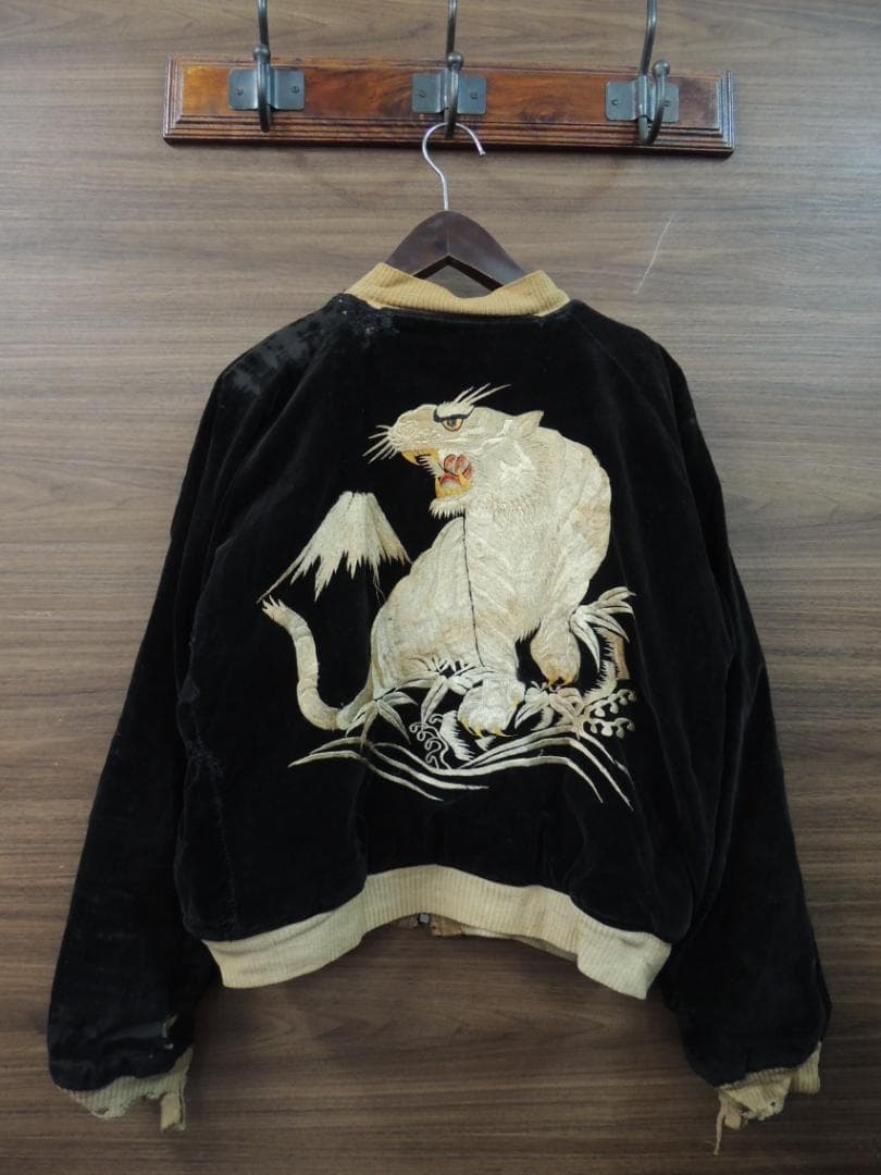 パ*ニ様 40S 50S VINTAGE BORO 富士虎鷹 別珍リバーシブル