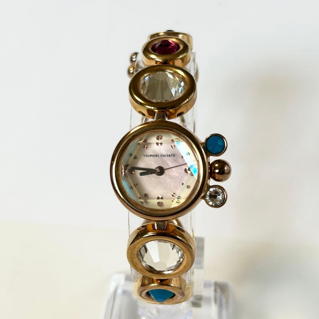 【新品電池/美品】tsumori chisato 宝石ねこ +箱、保証書など