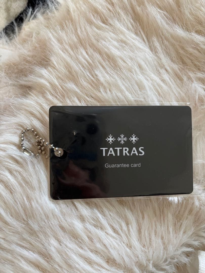 TATRAS ブラック ダウンジャケット ファー付き