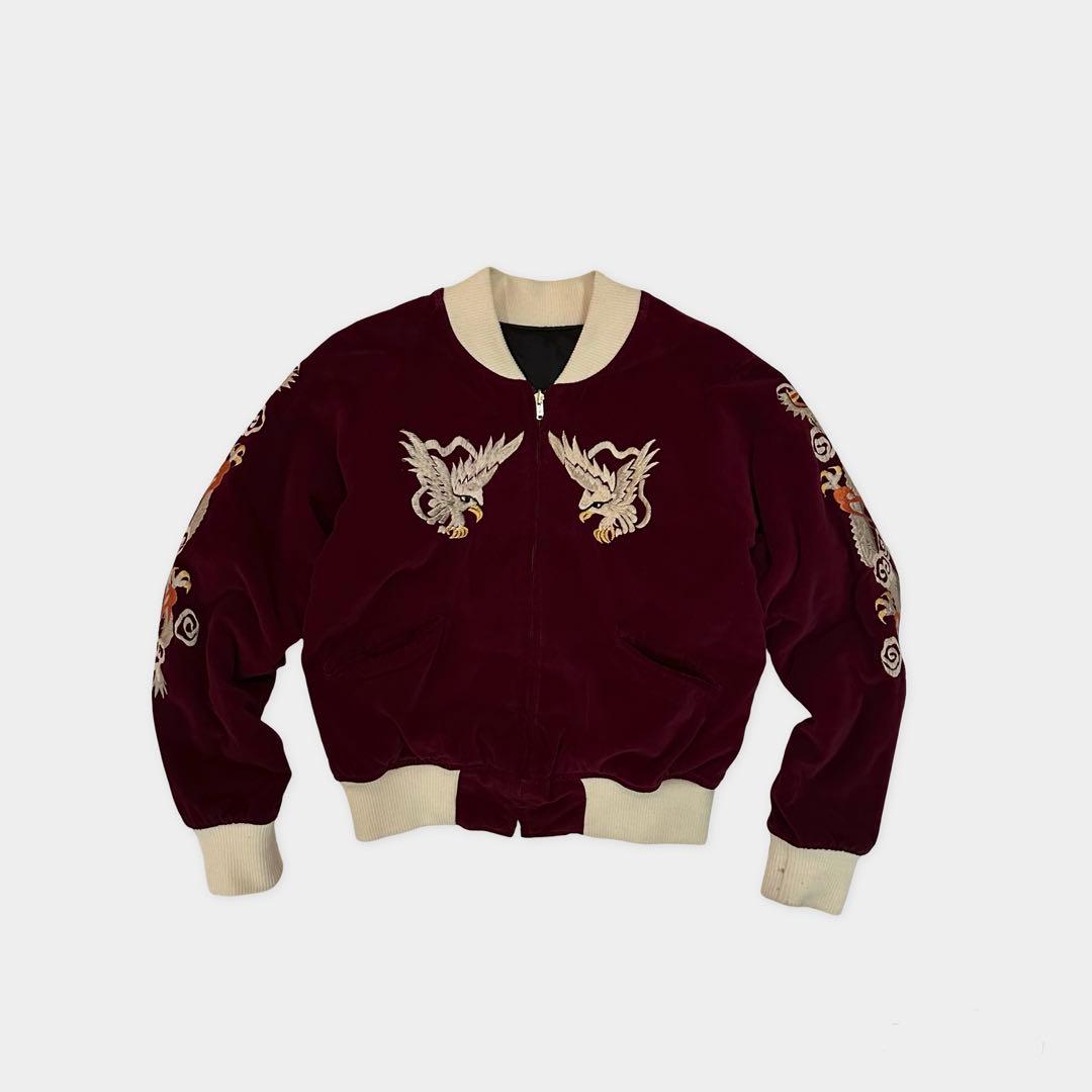 【S】シルバーストーン silver stoneスカジャン　別珍