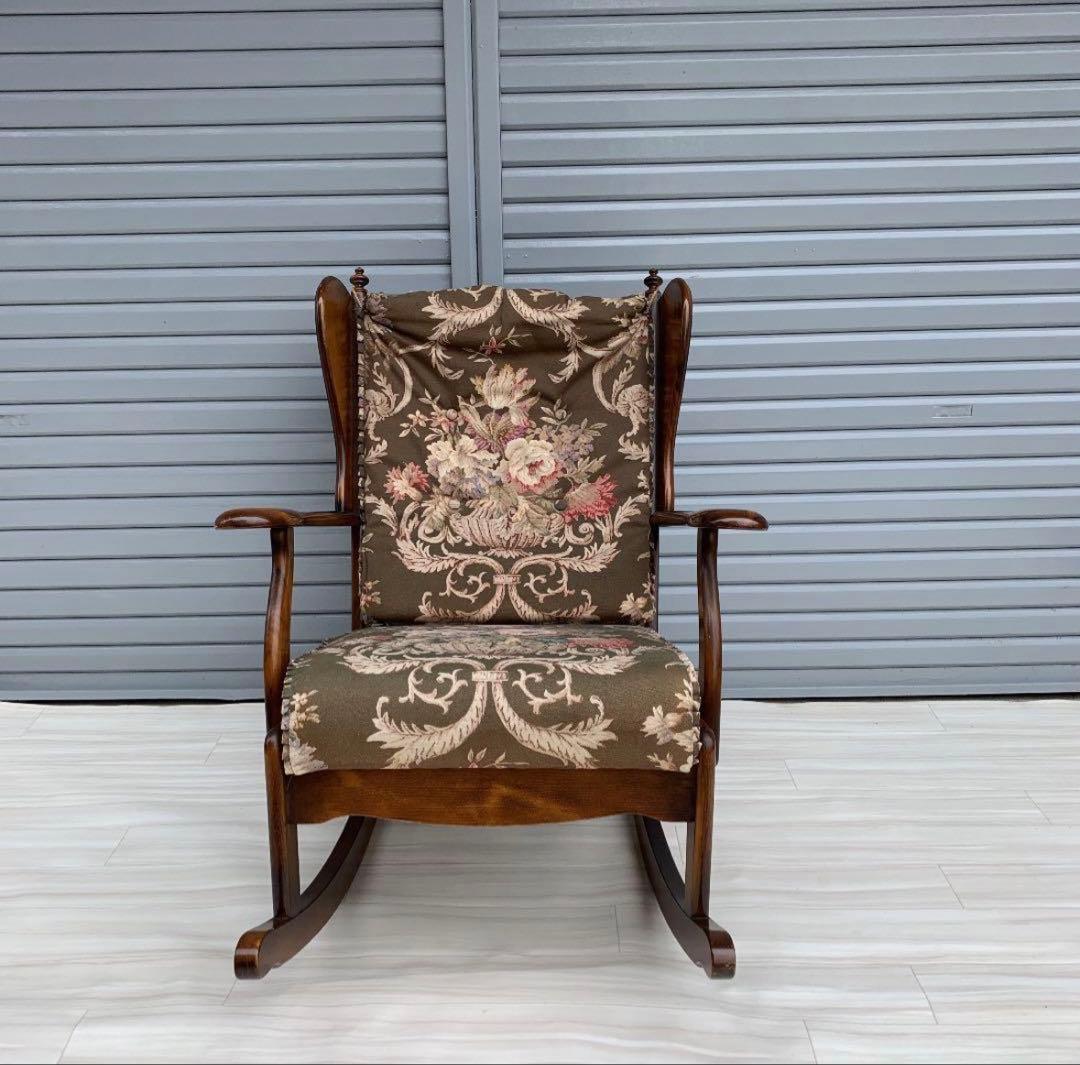 カリモクコロニアルシリーズロッキングチェア