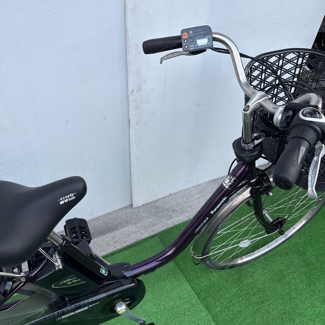 Panasonicパナソニック電動アシスト自転車26インチ8.9Ah ムラサキ