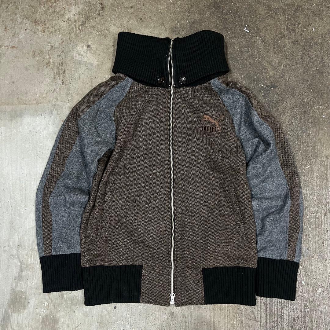 ジャケット・アウター 00's y2k puma discovered tweed jacket