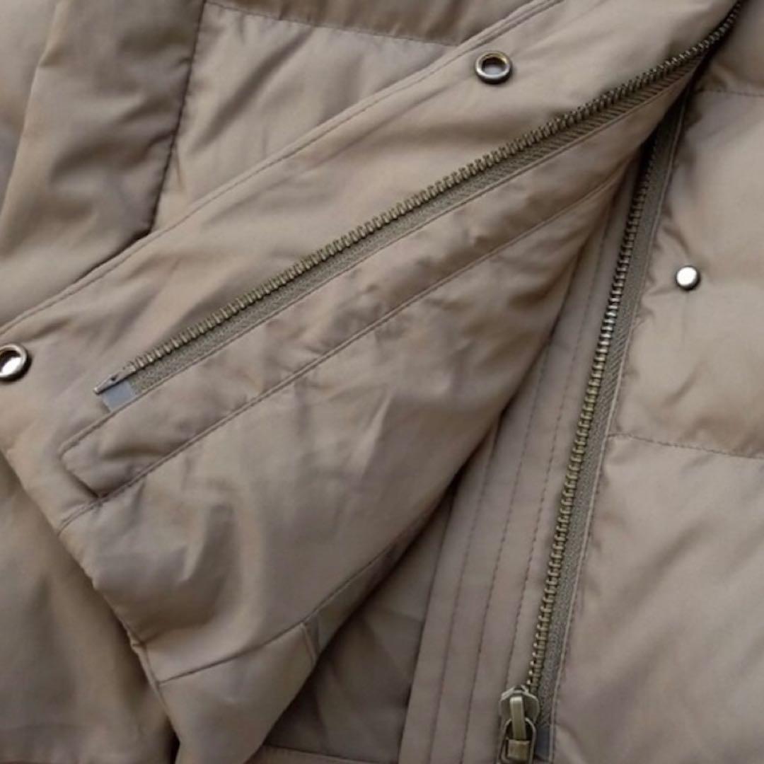 極美品☆希少☆アーバンリサーチ　ラビットフードストレッチショートダウン　ブラウン