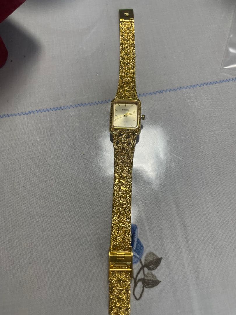 GRUEN ゴールド クォーツ時計