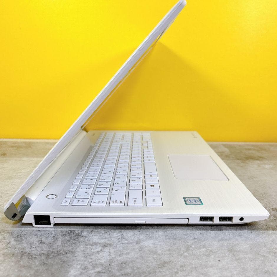 新品SSD480Gで快適✨綺麗な白❣薄型 ブルーレイ フルHD カメラWin11