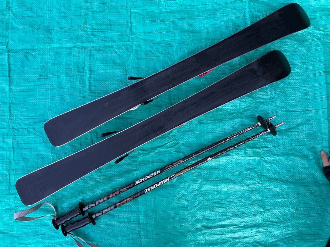 子供用　スキー4点セット　100cm 赤