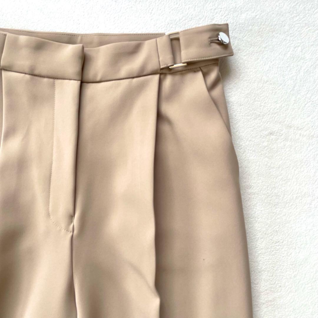 極美品✨ナチュラルビューティーベーシック 洗えるノーカラー スーツ セットアップ