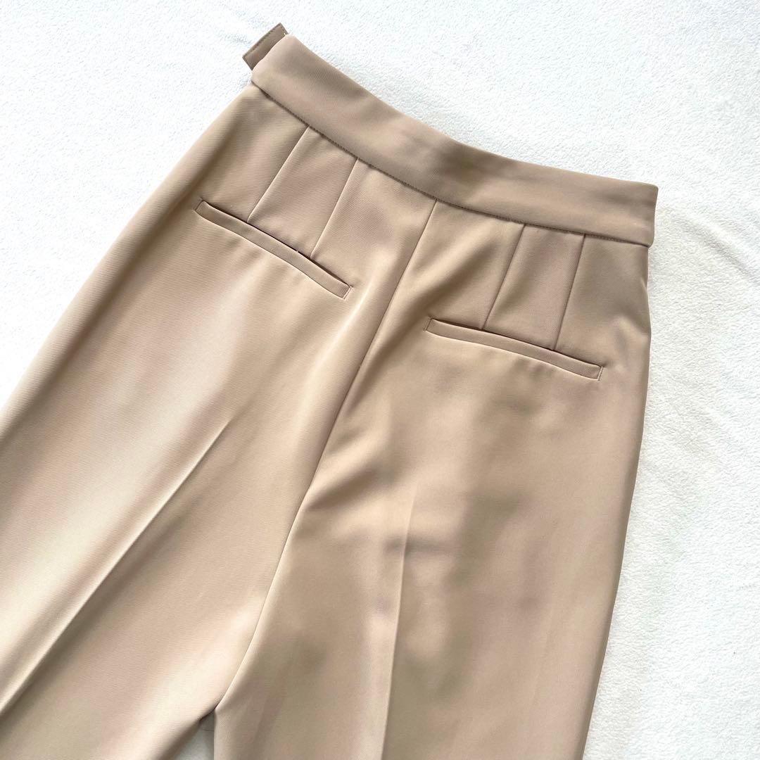 極美品✨ナチュラルビューティーベーシック 洗えるノーカラー スーツ セットアップ