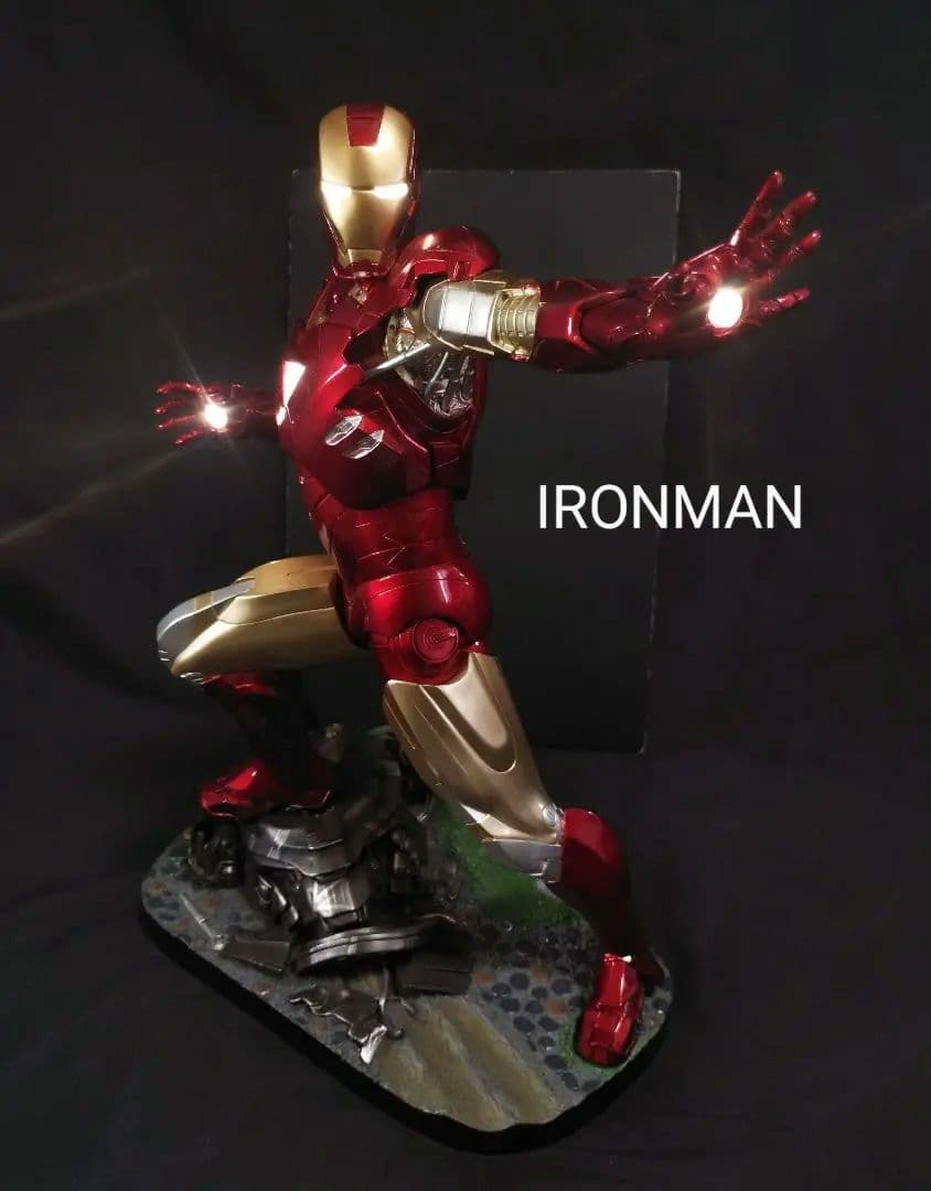 ★未使用 レア品 アイアンマン Mk6 大型 フィギュア 50cm マーク6