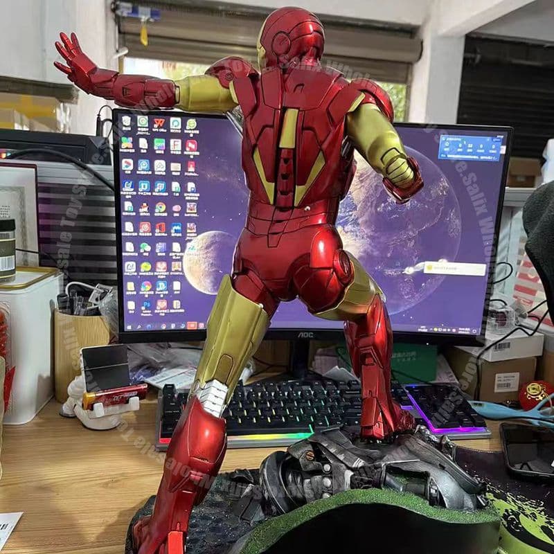 ★未使用 レア品 アイアンマン Mk6 大型 フィギュア 50cm マーク6