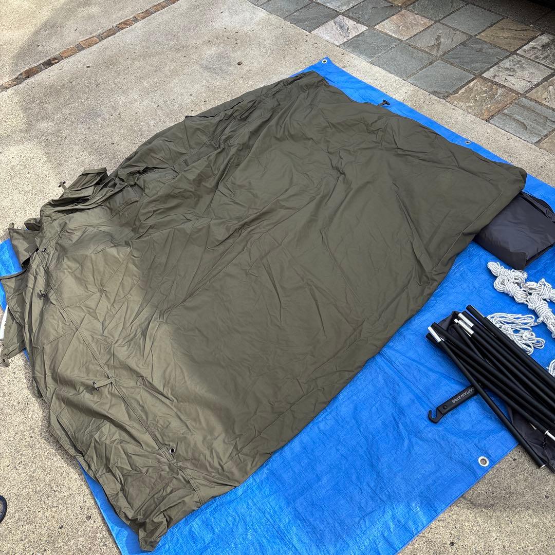 ほぼ未使用　極美品　煙突穴付き　フォックスベース　前幕　フューチャーフォックス