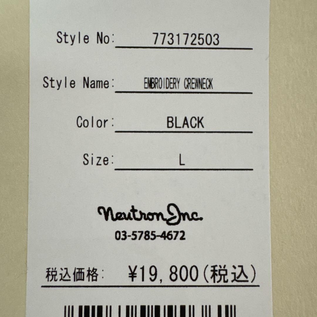 【Liberaiders】EMBROIDERY CREWNECK