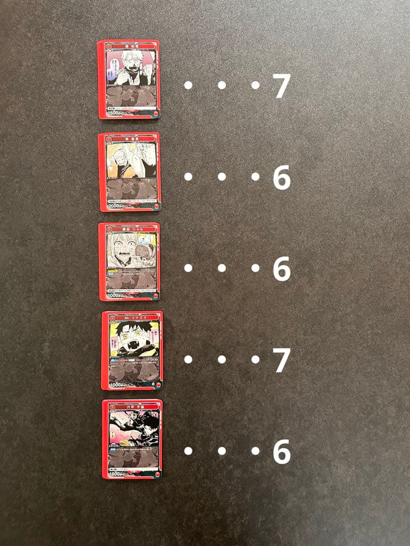 ユニオンアリーナ　カグラバチ　赤デッキ　六平千紘・漣伯理・柴登吾　①