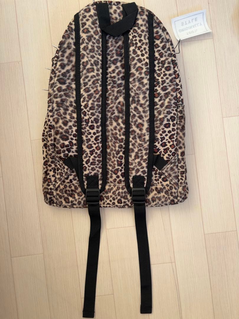 ヒョウ柄 スタッズ バックパック リュック　y2k archive 地雷系