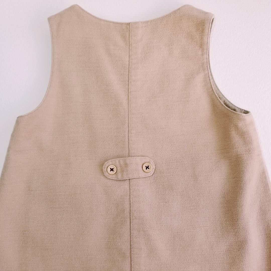 3386 3237 ファミリア 90 ワンピース ジャンバースカート