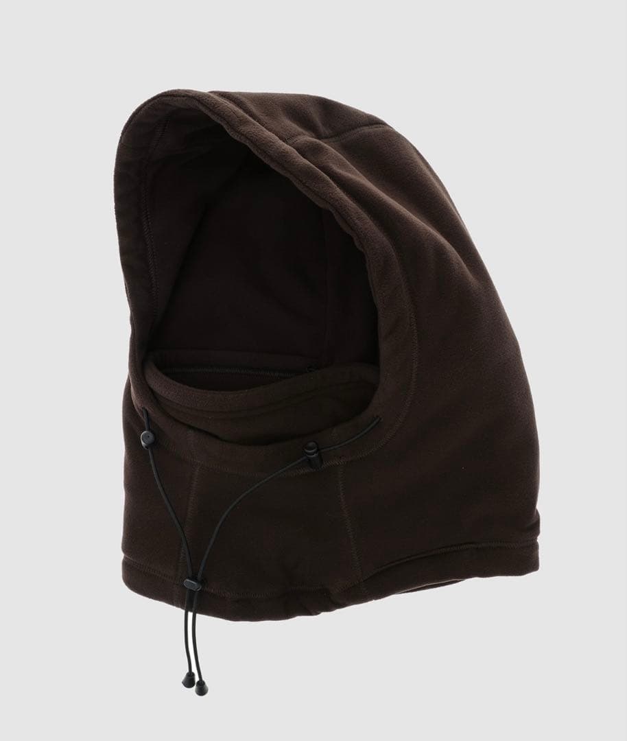 コムデギャルソンオム 25FW エステル フリース バラクラバ　茶色