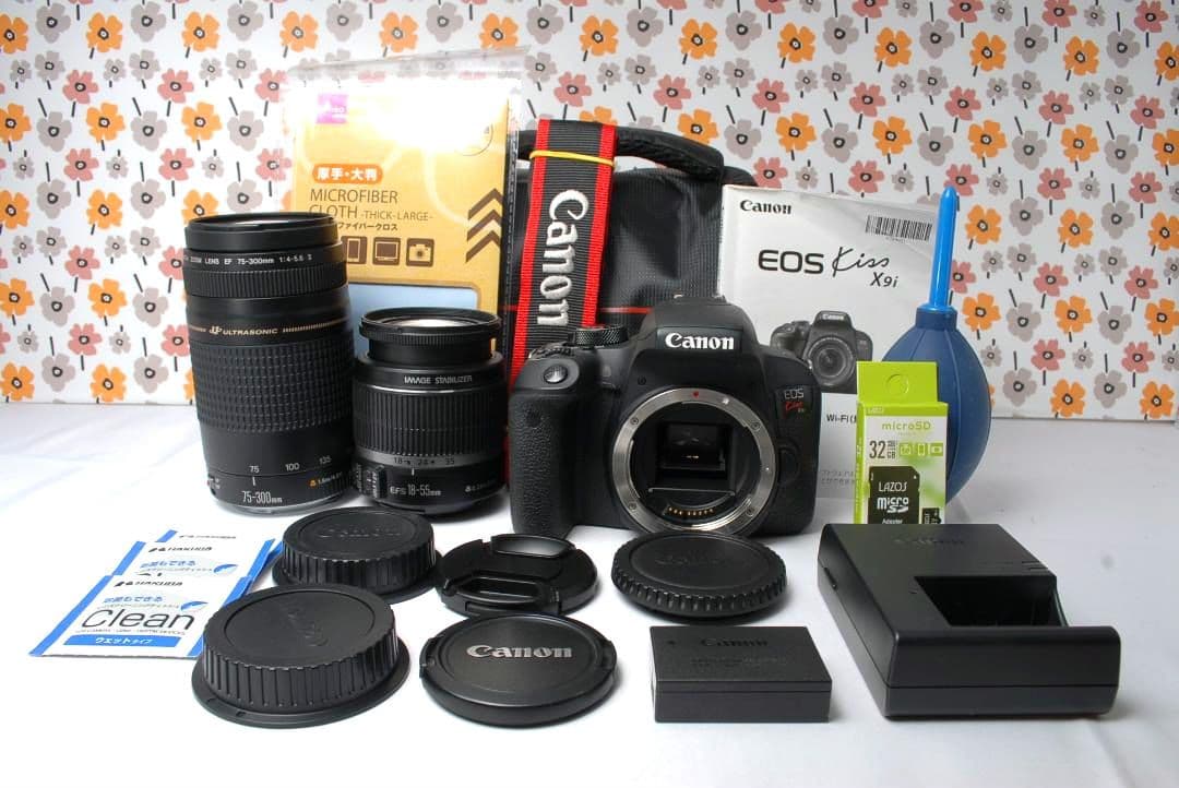 ❤Canon Kiss X9i❤超望遠レンズ❤一眼レフカメラ❤持ち運び用バッグ付