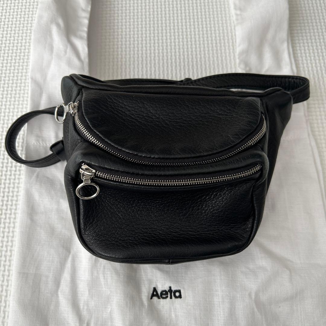 Aeta アエタ DA11 WAIST POUCH S [black]