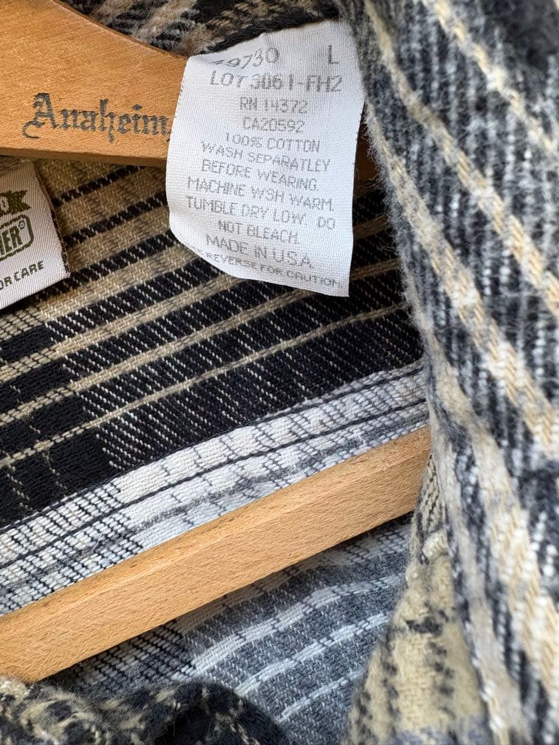 FIVE BROTHER チェックネルシャツ