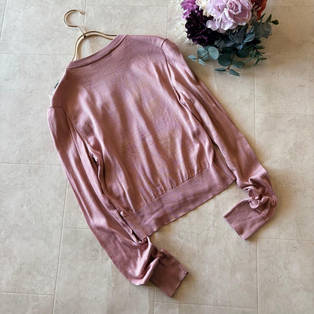 NO.5-144DOLCE&GABBANA イタリア製 花モチーフ　シルクニット