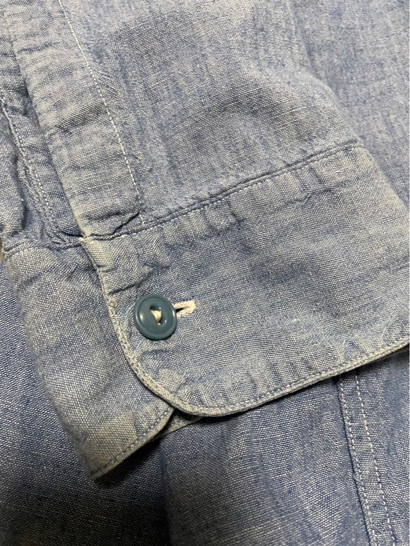 2/14まで掲載・最終値下げ 40s USNAVY CHAMBRAY SHIRT