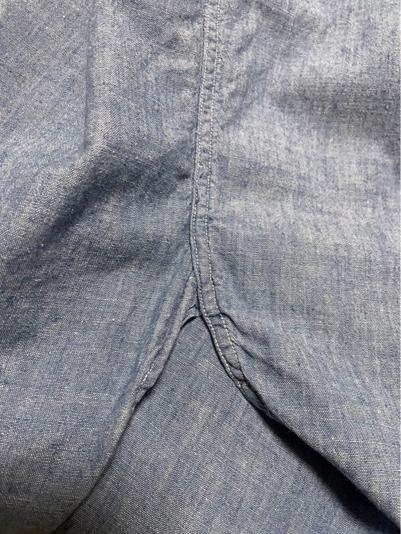 2/14まで掲載・最終値下げ 40s USNAVY CHAMBRAY SHIRT