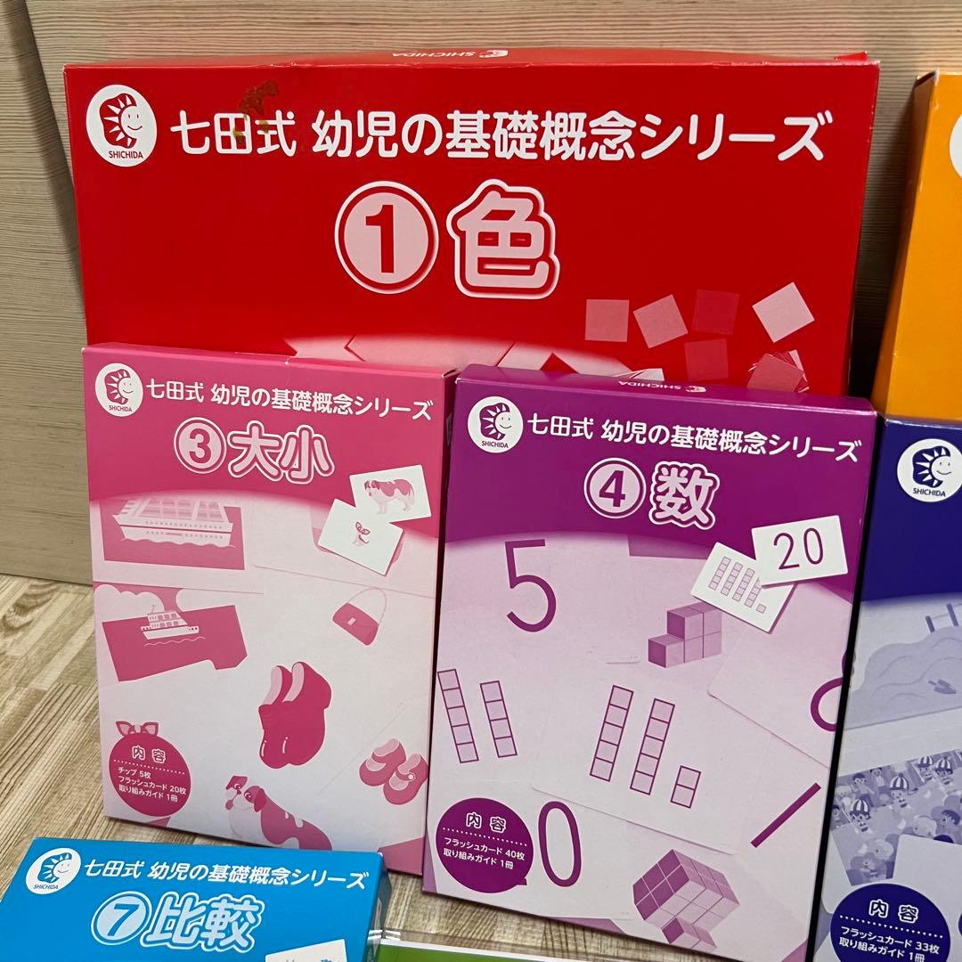 新品★七田式幼児の基礎概念シリーズセット全種類9点