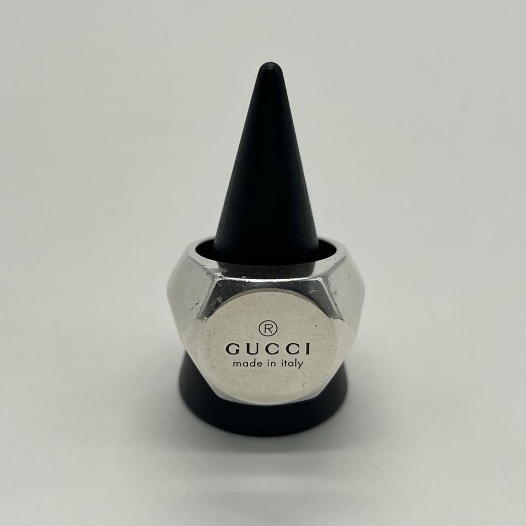 グッチ GUCCI ヘキサゴン リング 表記サイズ20 SV925 希少