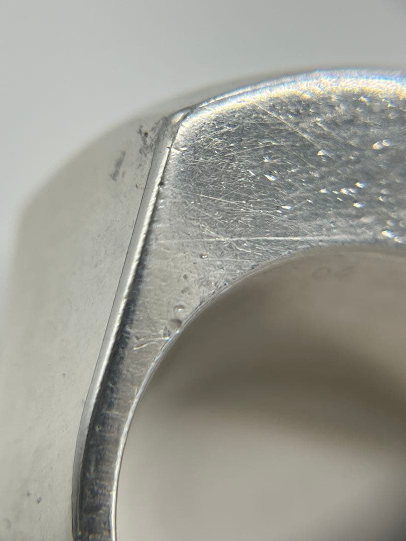 グッチ GUCCI ヘキサゴン リング 表記サイズ20 SV925 希少