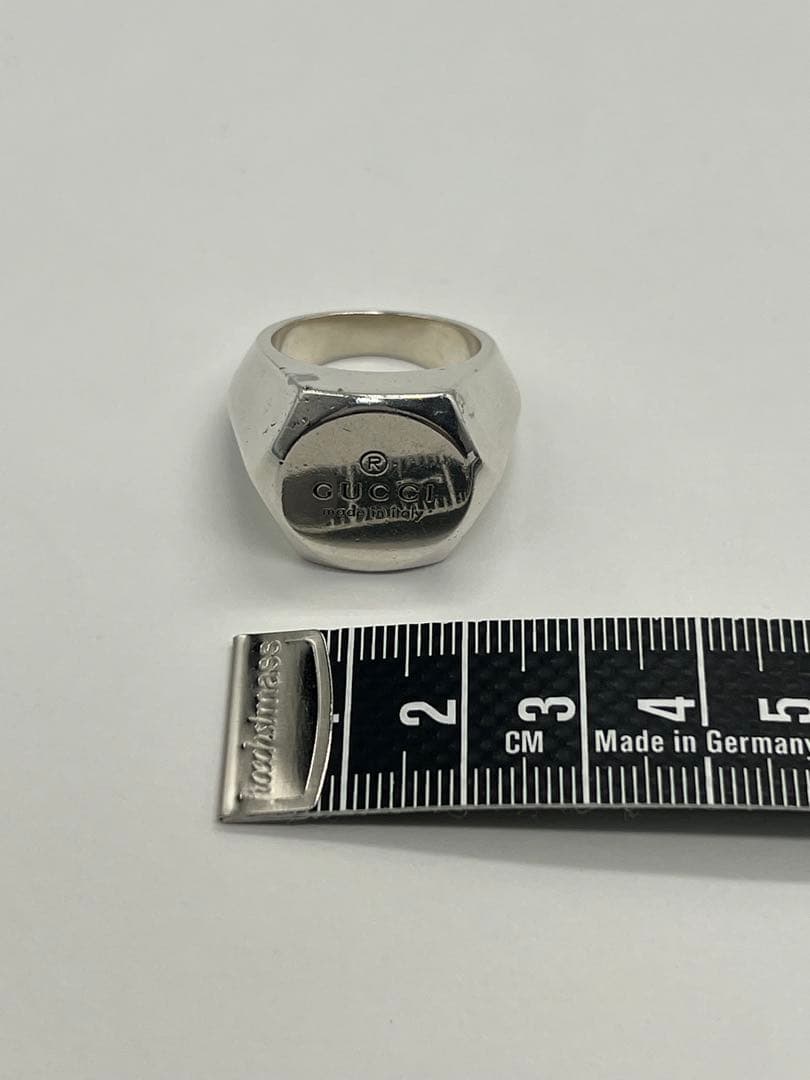 グッチ GUCCI ヘキサゴン リング 表記サイズ20 SV925 希少