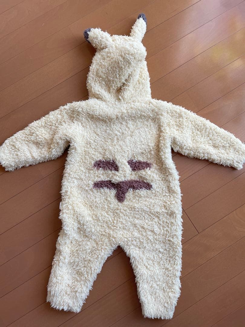 ジェラートピケ ピカチュウロンパース 80cm