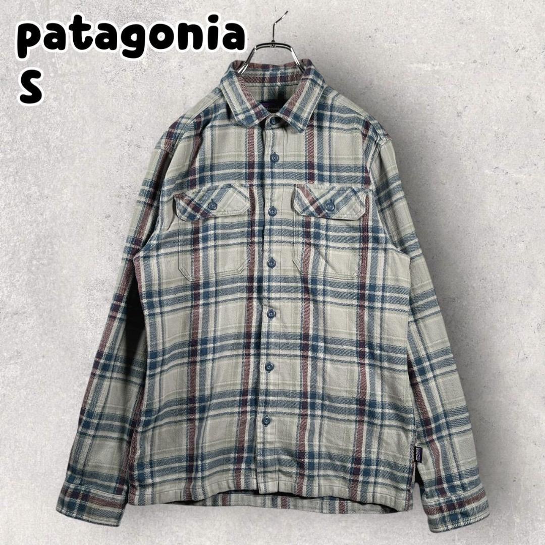 Patagonia パタゴニア フィヨルドフランネルシャツ グレー チェック S