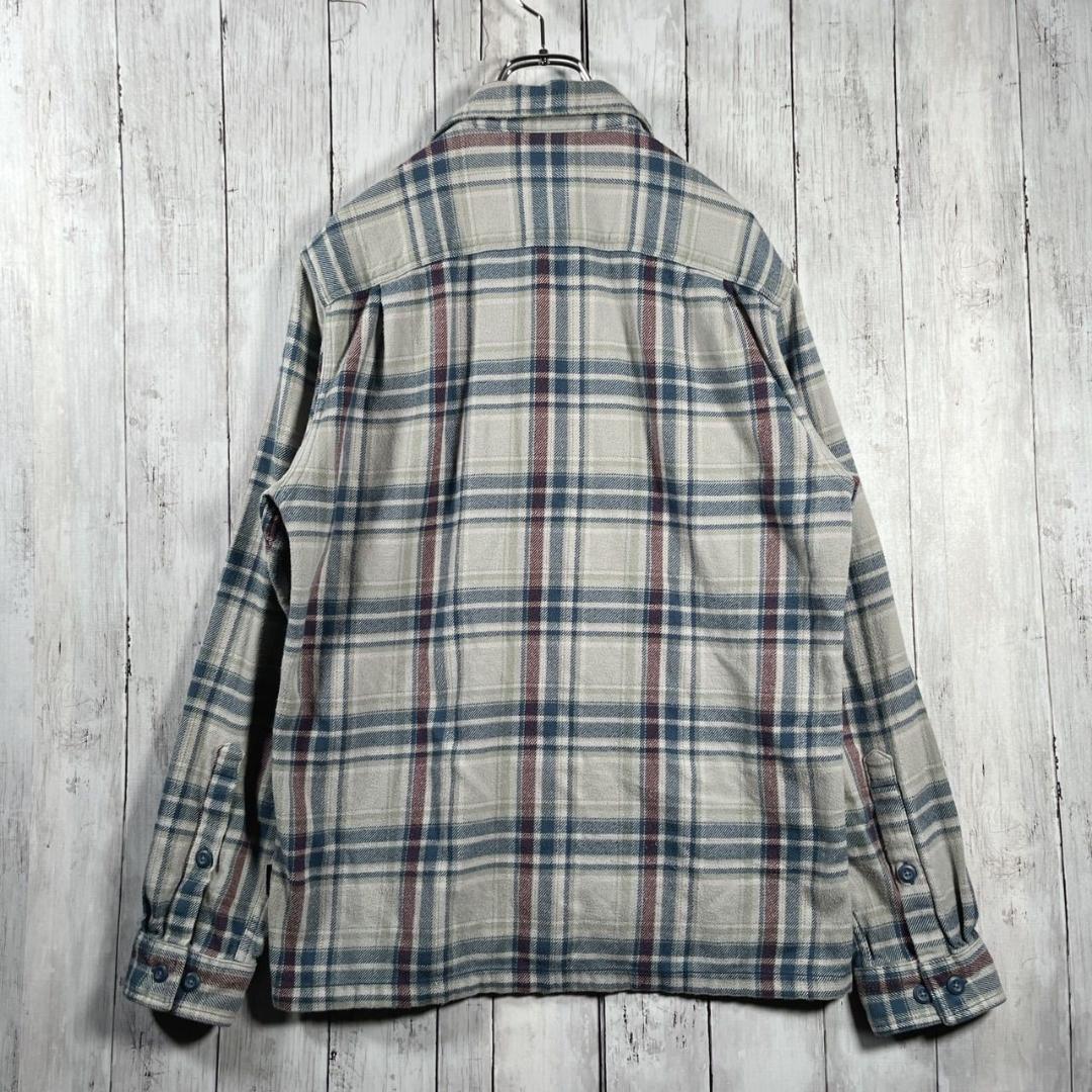 Patagonia パタゴニア フィヨルドフランネルシャツ グレー チェック S