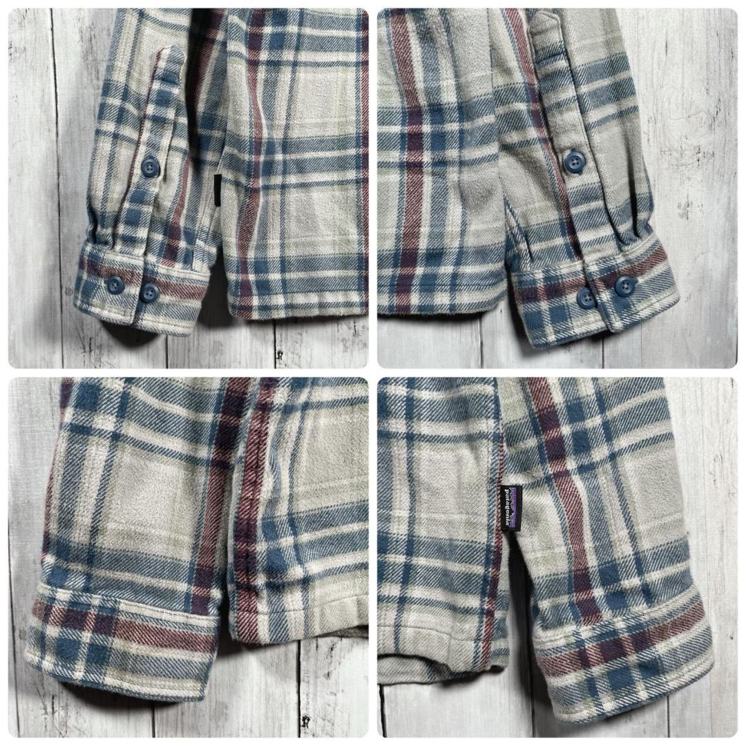 Patagonia パタゴニア フィヨルドフランネルシャツ グレー チェック S