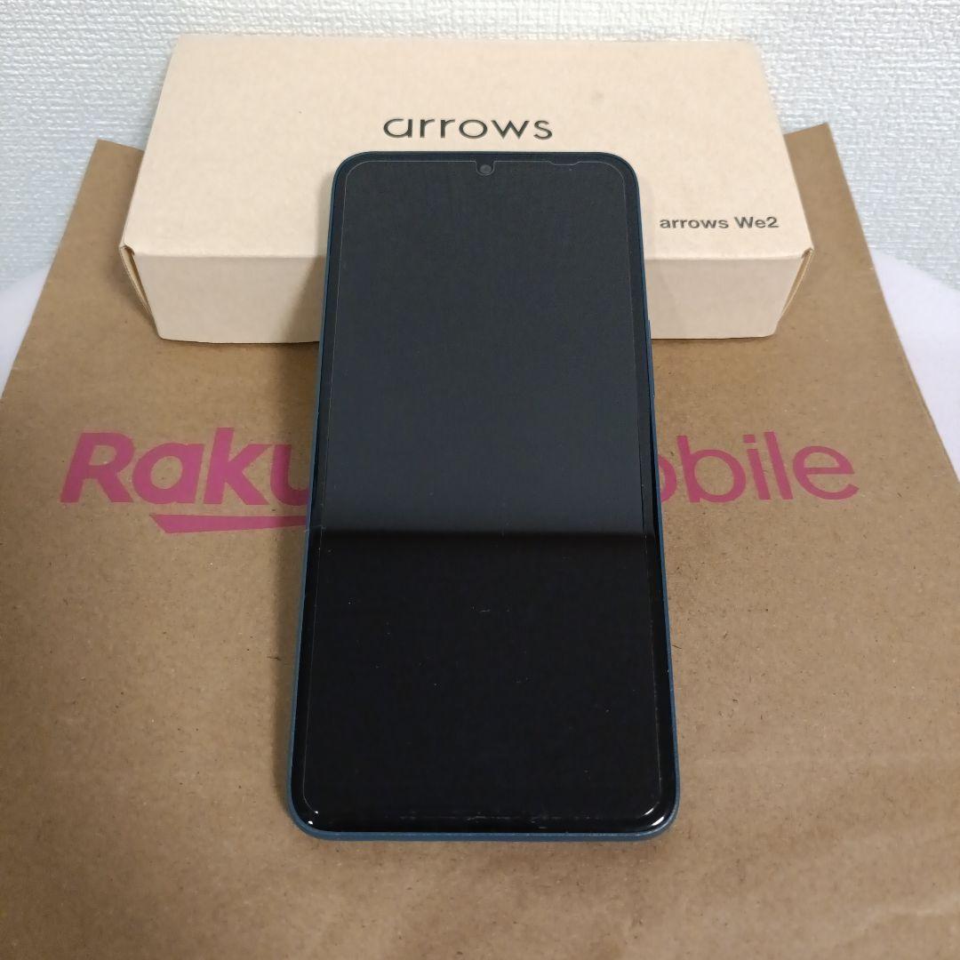 極美品☆楽天モバイル arrows We2 M07 ネイビーグリーン＋おまけ2点