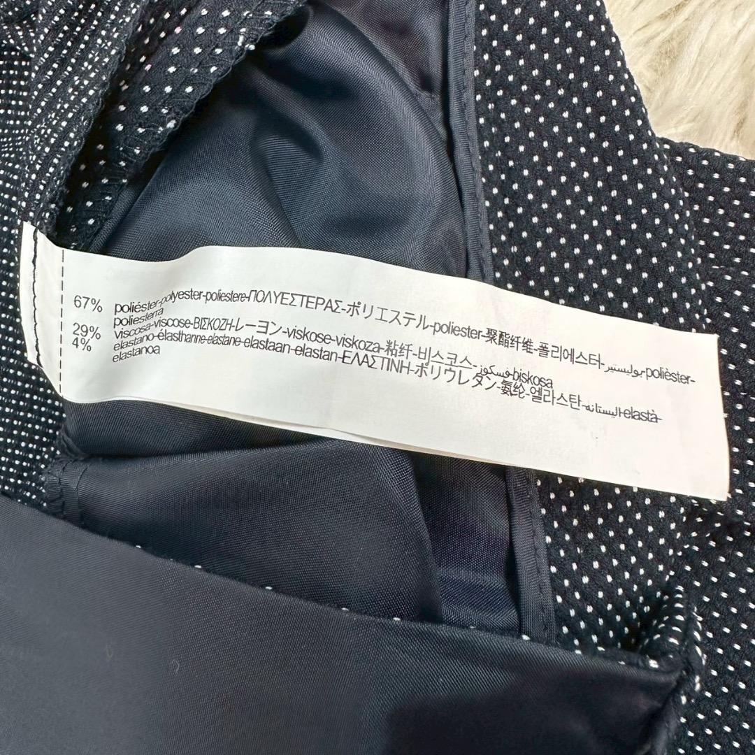 新品タグ付✨ ZARA ザラ 洗える パンツスーツ ドット柄 大きいサイズ XL