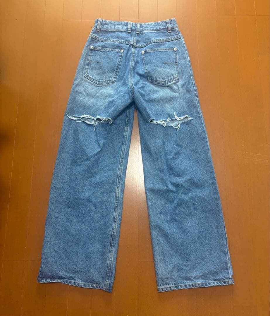 R 様 AMERI BACK THIGH SLIT DENIM