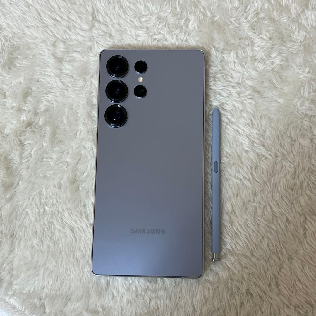 ★Galaxy S25 ultra 512GB シルバーブルー j01