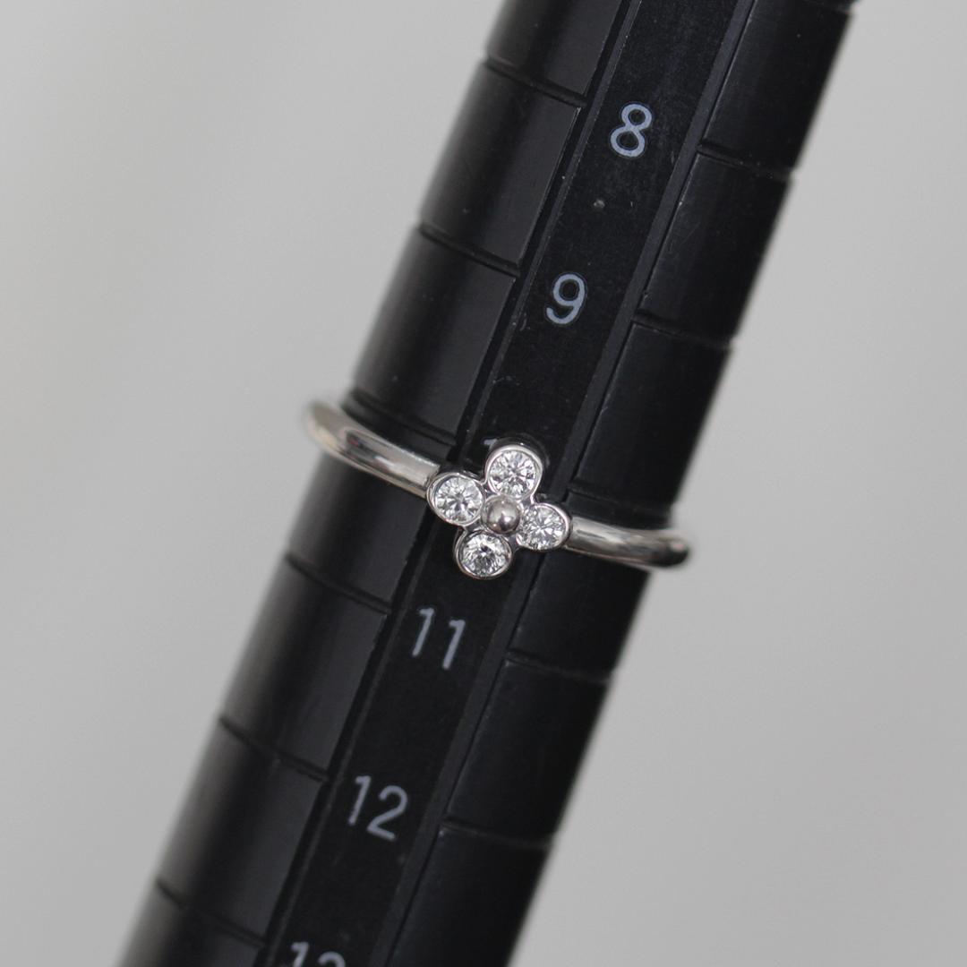 ティファニー フラワーレース ダイヤ リング 10号 pt950 新品仕上済