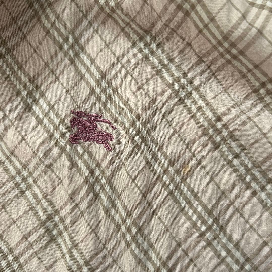 バーバリー　シャツワンピース　ピンク