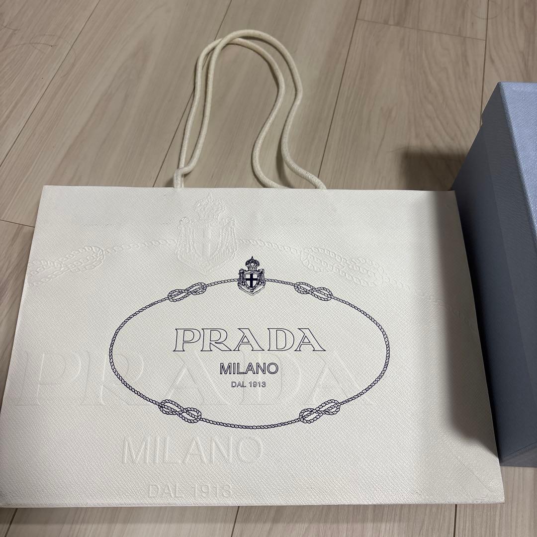 PRADA チョコレート ブラッシュドレザー ローファー　正規品