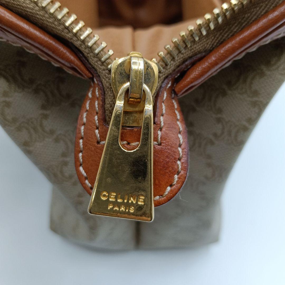 CELINE モノグラムポーチ　ブラウン 上214