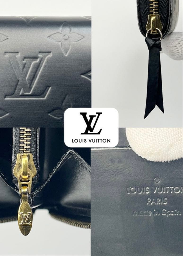 超極美品 LOUIS VUITTON ヴェルニ ポルトフォイユ クレマンス長財布