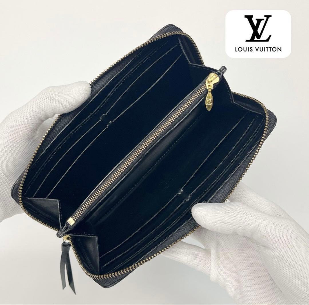 超極美品 LOUIS VUITTON ヴェルニ ポルトフォイユ クレマンス長財布