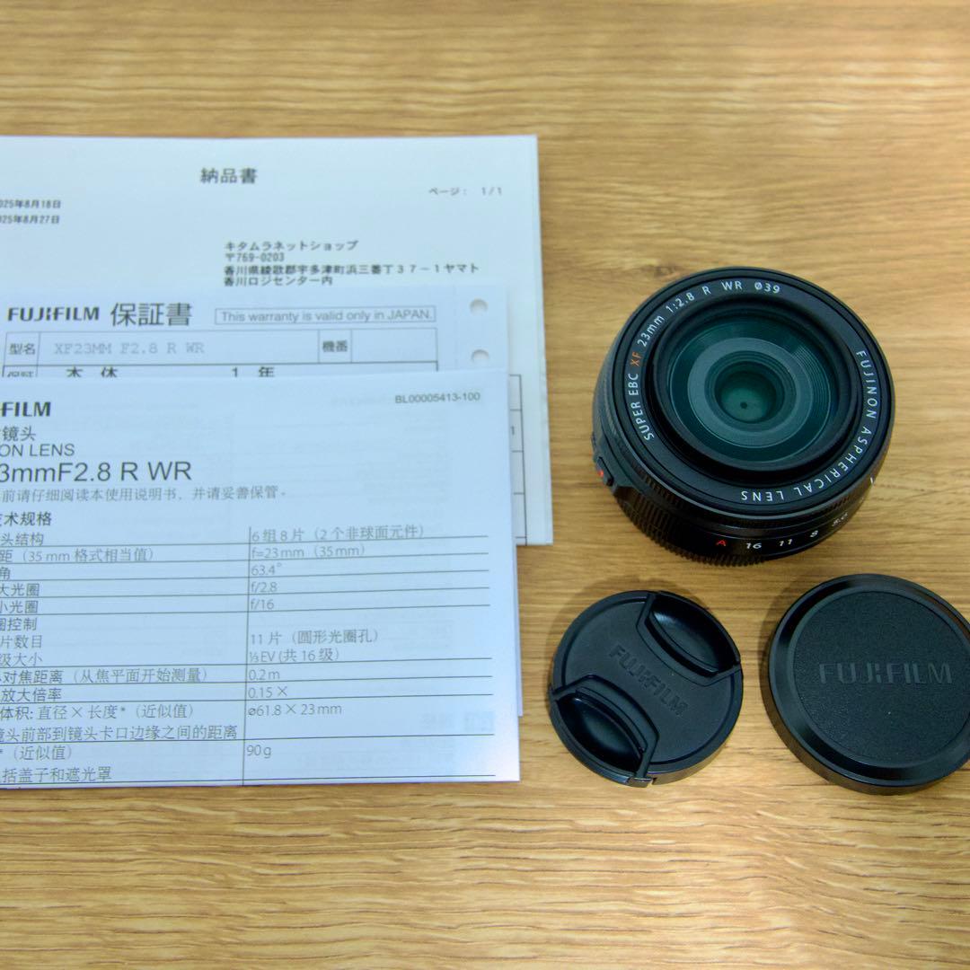 富士フイルム XF23mmF2.8 R WR (ブラック)
