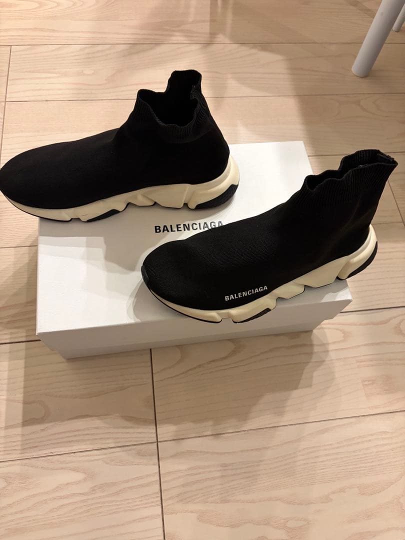 BALENCIAGA スピードトレーナー　ハイカットスニーカー ブラック