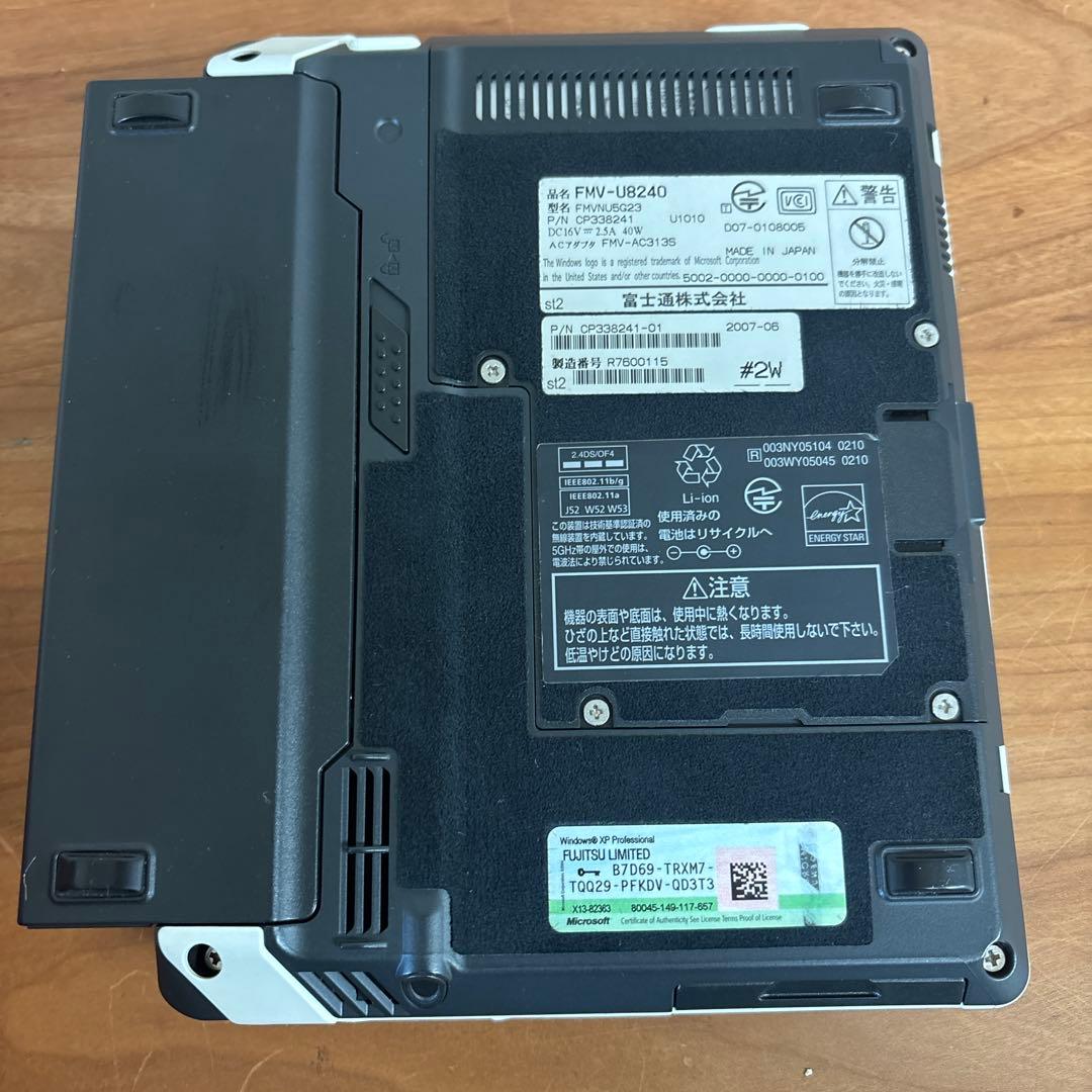 【現状品】FUJITSU FMV-U8240 UMPC